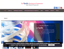 Tablet Screenshot of lachirurgiadellaspalla.com